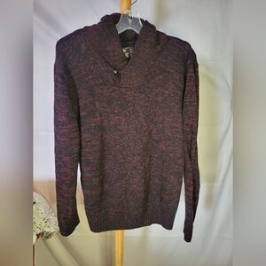 For Him London Men's Sweater Brown and Black long sleeve